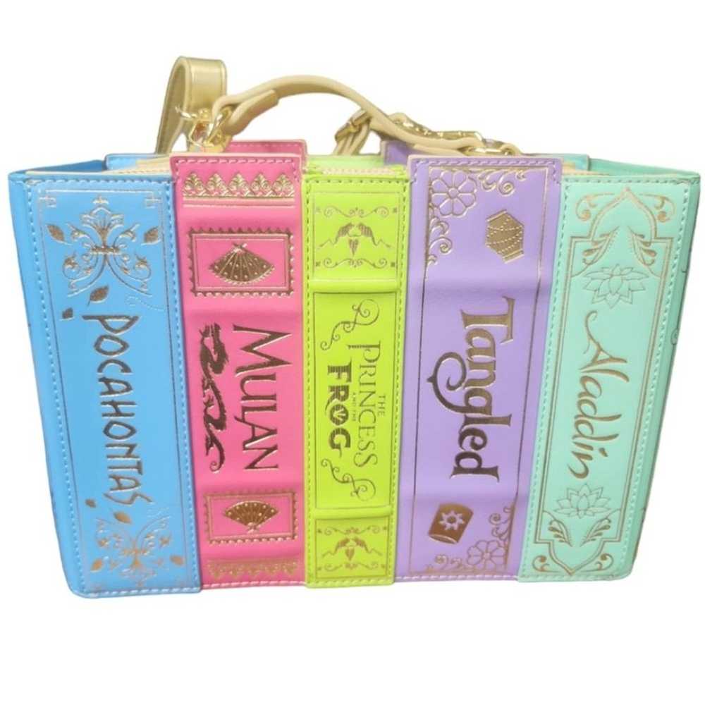 Disney Loungefly Princess Books Crossbody - image 2