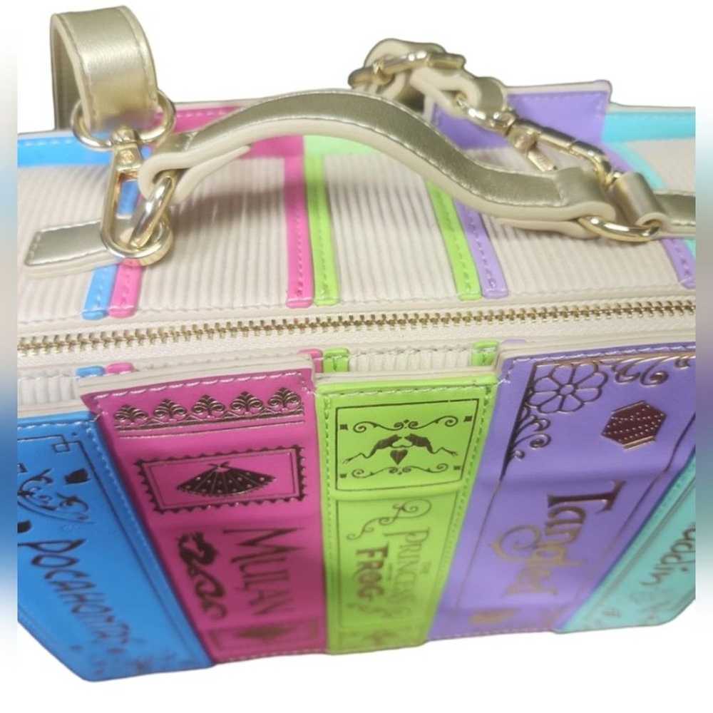 Disney Loungefly Princess Books Crossbody - image 6