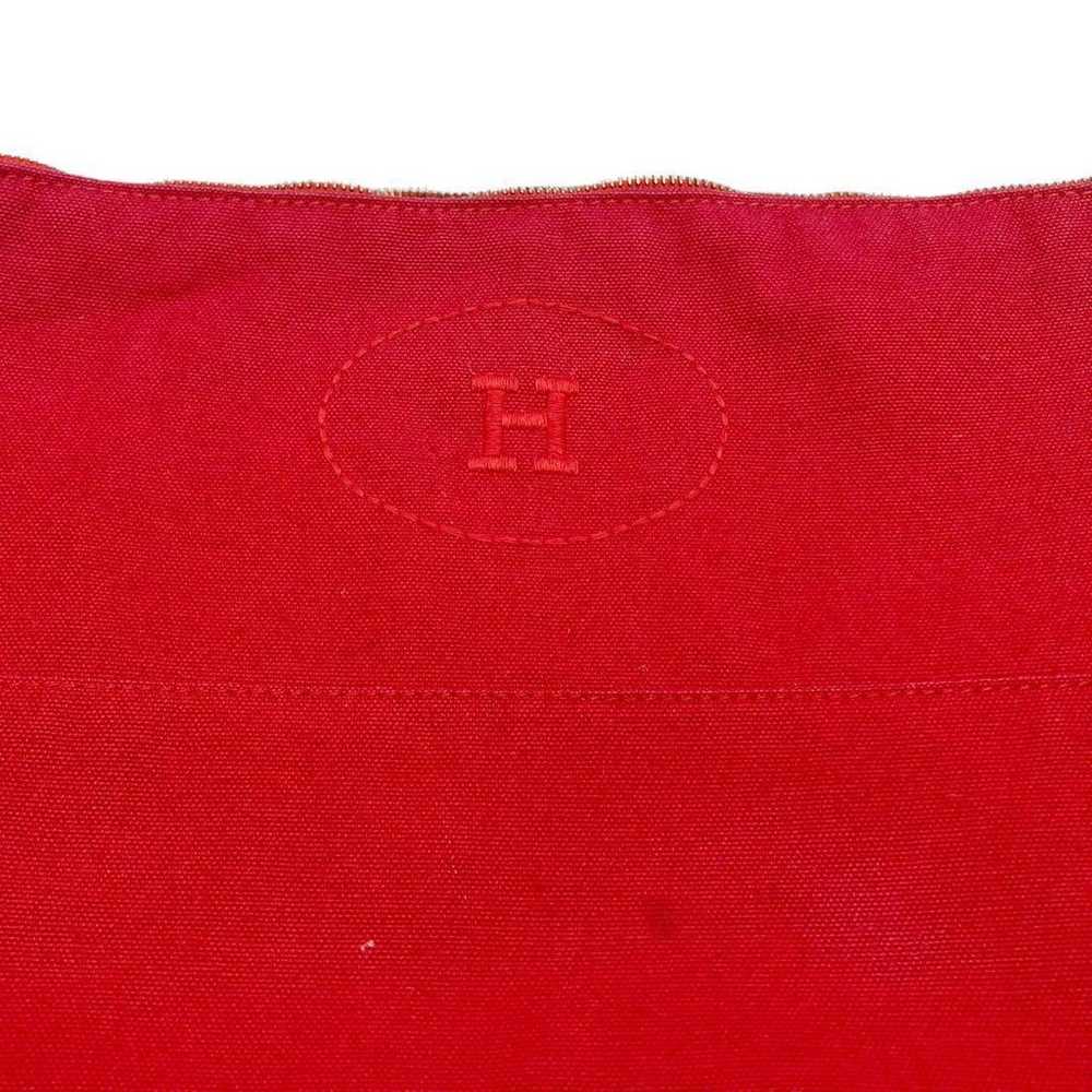 【Good Condition】Hermes Canvas GM 31 Bolide Pouch … - image 10