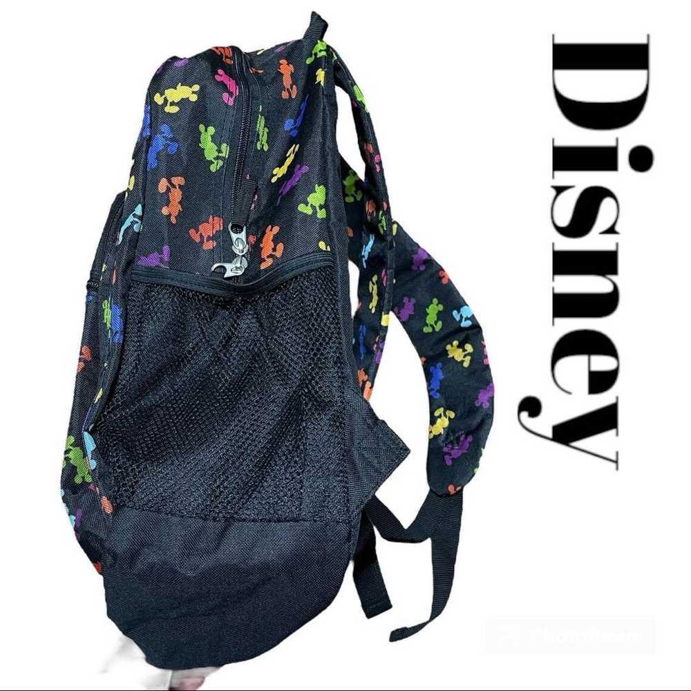 Disney backpack black silhouette colorful large c… - image 4