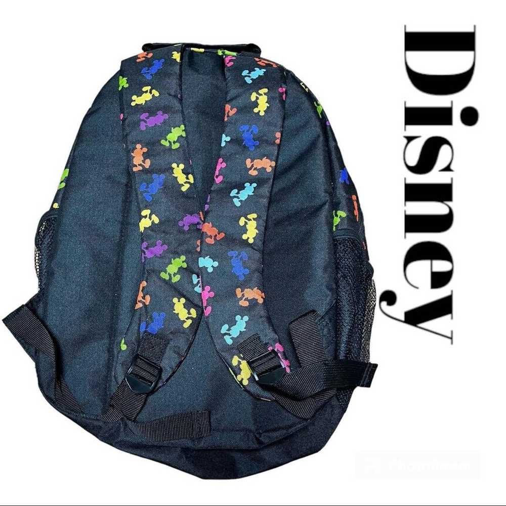 Disney backpack black silhouette colorful large c… - image 5