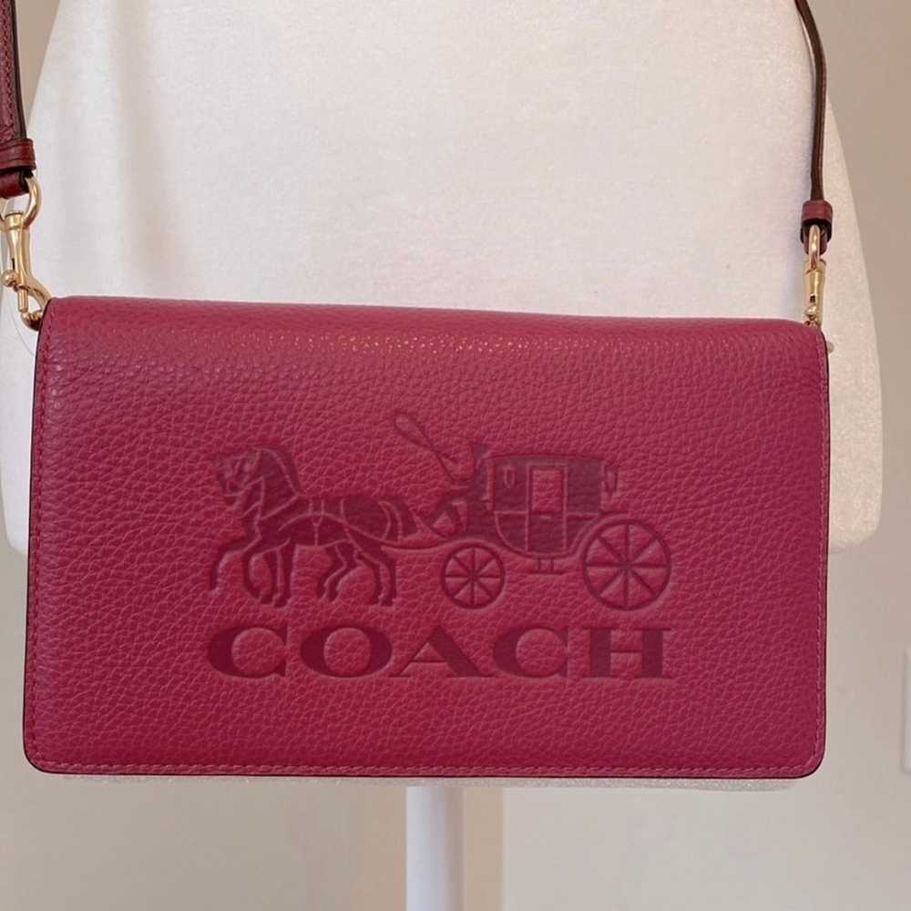 Coach Anna Foldover Crossbody In Colorblock With … - image 10