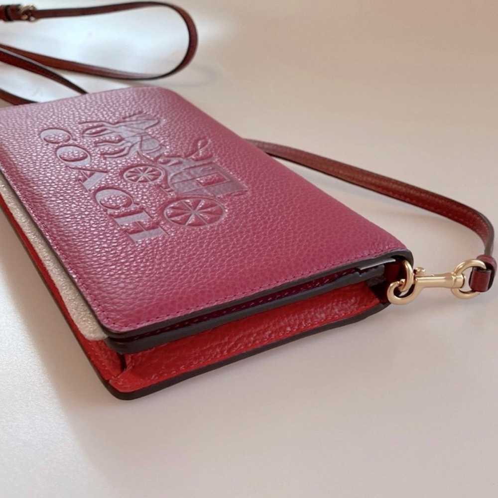 Coach Anna Foldover Crossbody In Colorblock With … - image 11