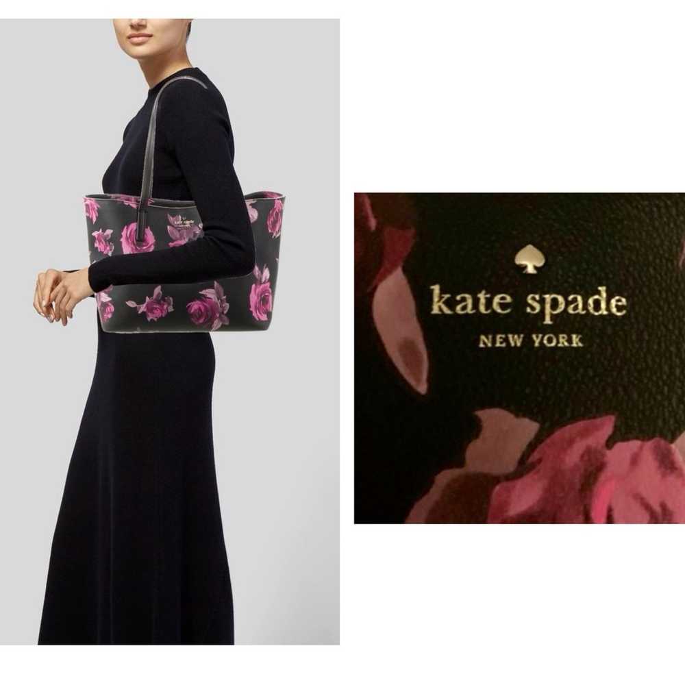 Kate Spade Black Floral Print Hawthorne Lane Ryan… - image 7