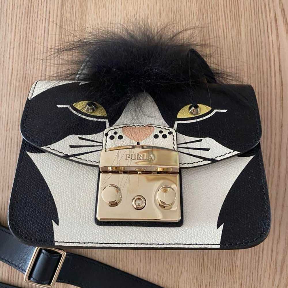 Furla Metropolis Animal Shoulder Bag Cat - image 1