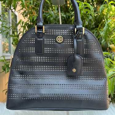 Tory Burch Robinson perforated satchel bag MSRP $5