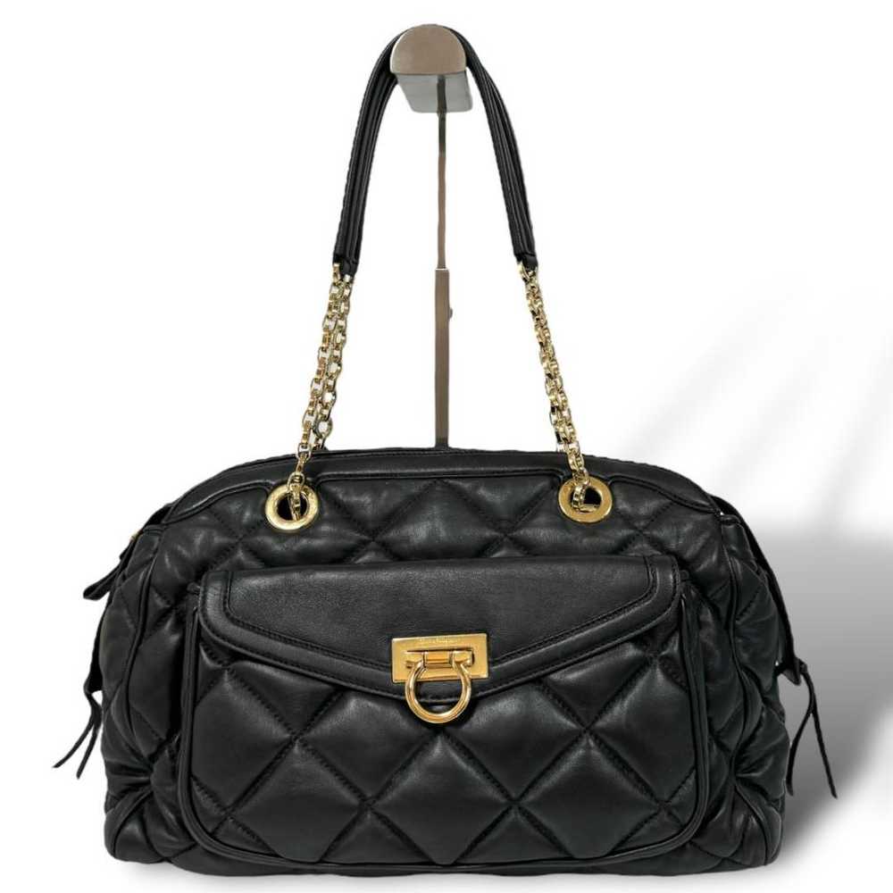 Salvatore Ferragamo tote bag, quilted, Gancini ch… - image 2