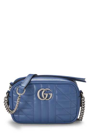 Blue GG Marmont Crossbody Mini Send in SMS Send i… - image 1