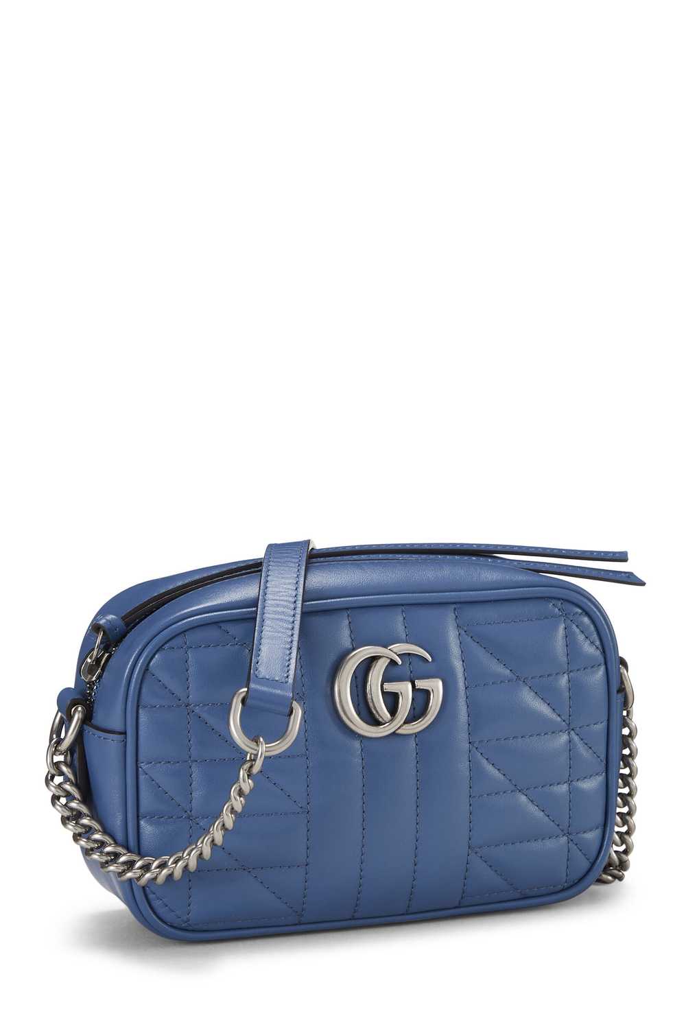 Blue GG Marmont Crossbody Mini Send in SMS Send i… - image 2