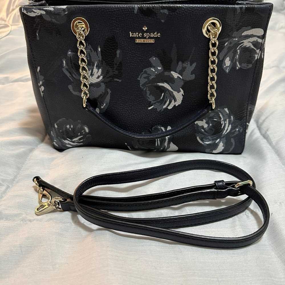 Kate Spade Briar Lane Night Rose Shoulder Bag - image 2