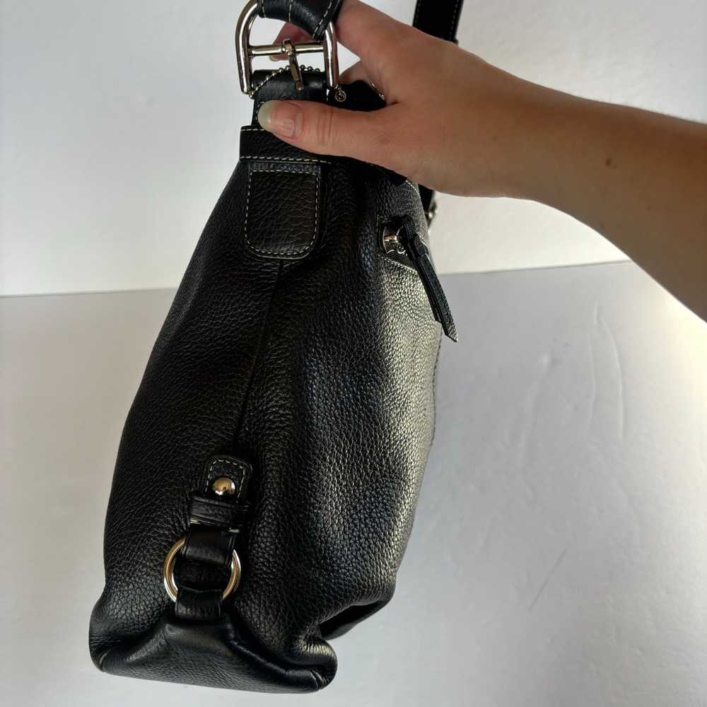 Coach Black Leather Shoulder Bag - image 8