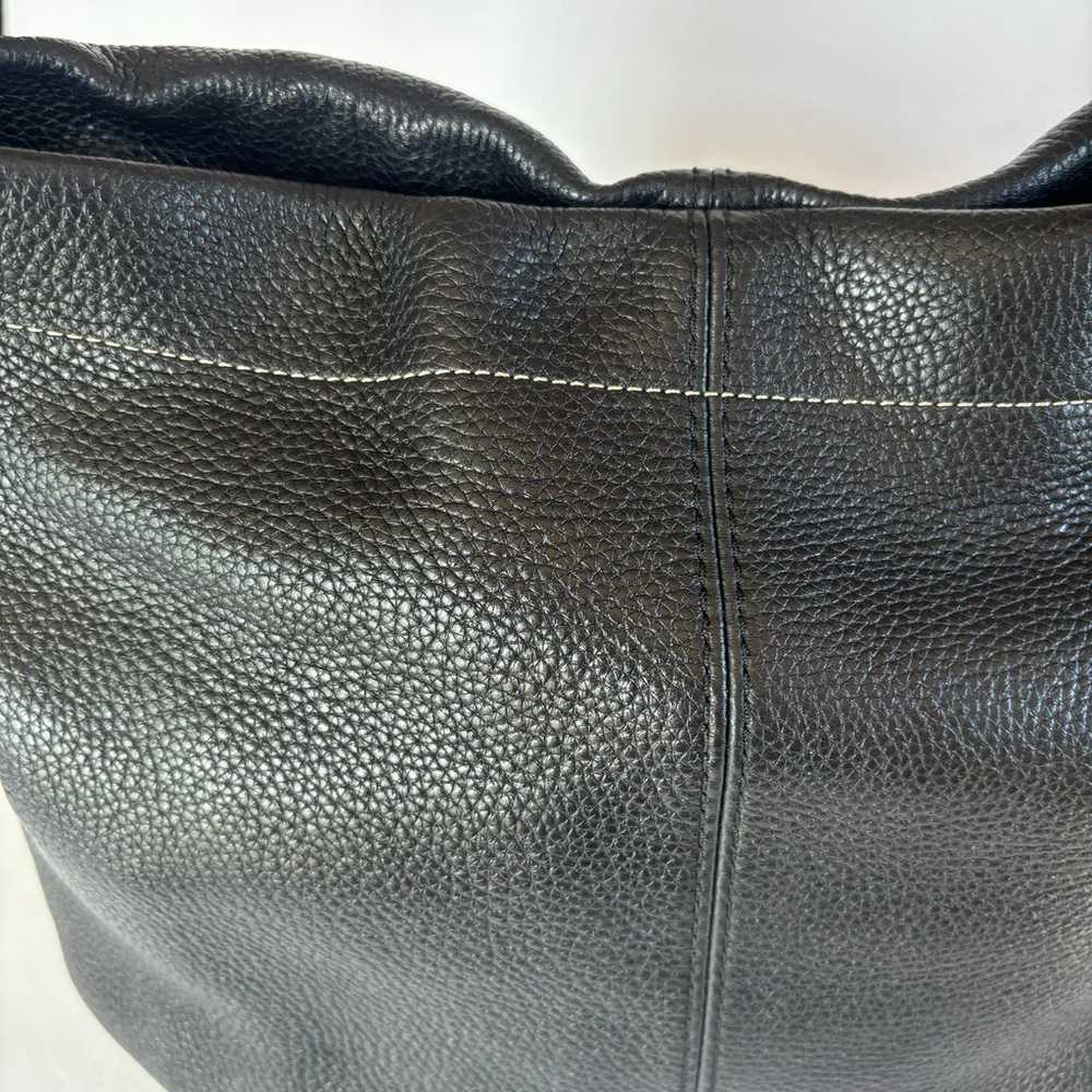 Coach Black Leather Shoulder Bag - image 9