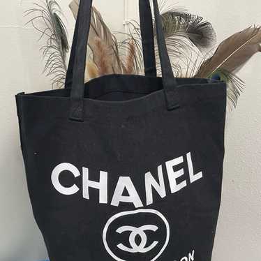 Chanel 2019 Beauty Canvas Shopping Bag 2024 RARE Gift with Purchase