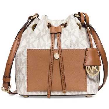 Michael Kors White Logo Print