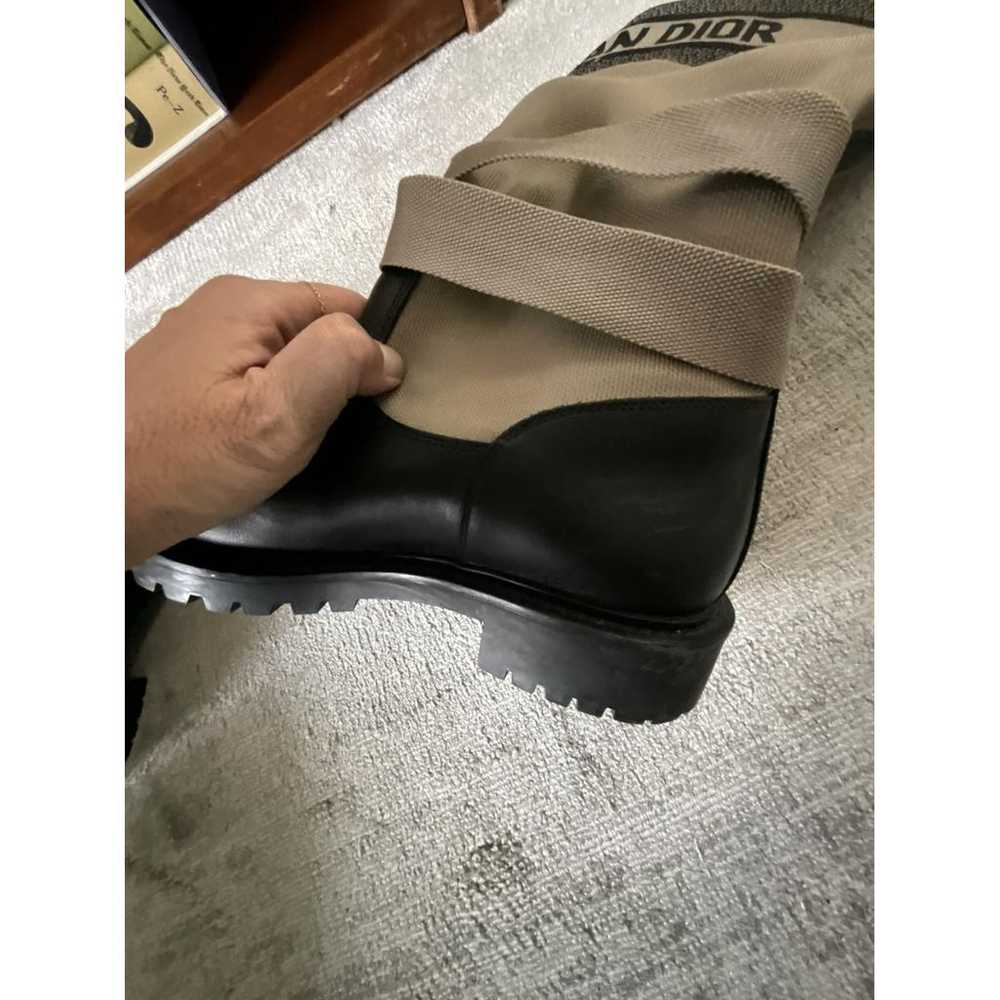 Dior D-Major leather biker boots - image 10