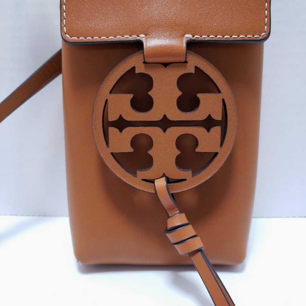 Tory Burch Miller Phone Crossbody Bag in Aged Cam… - image 2