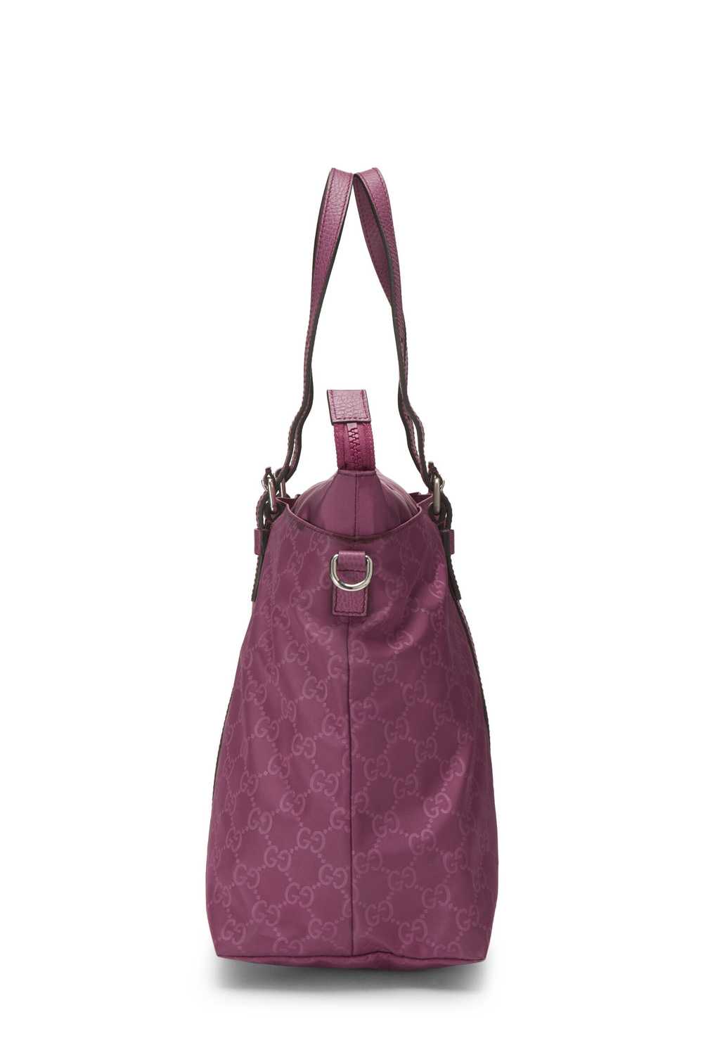 Purple GG Nylon Tote Send in SMS Send in Email Sh… - image 3