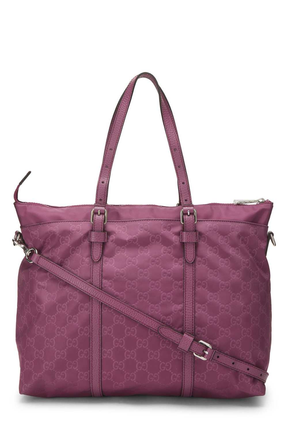 Purple GG Nylon Tote Send in SMS Send in Email Sh… - image 4