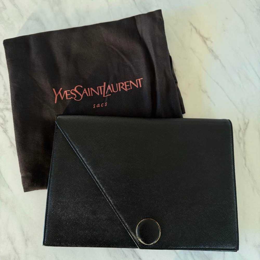 YSL Saffiano Clutch Bag - image 1