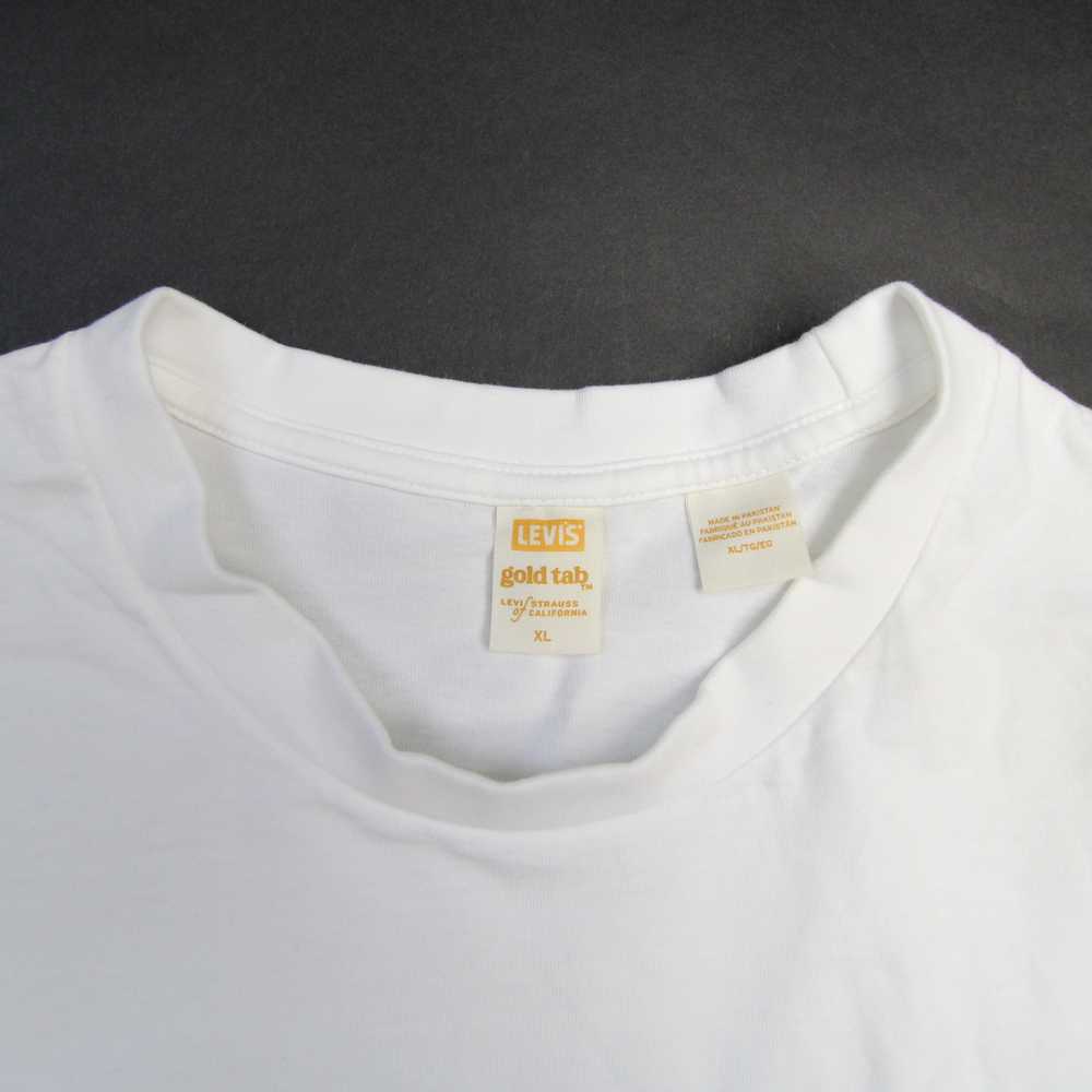 Levi Strauss Short Sleeve Shirt Men's White Used - image 4