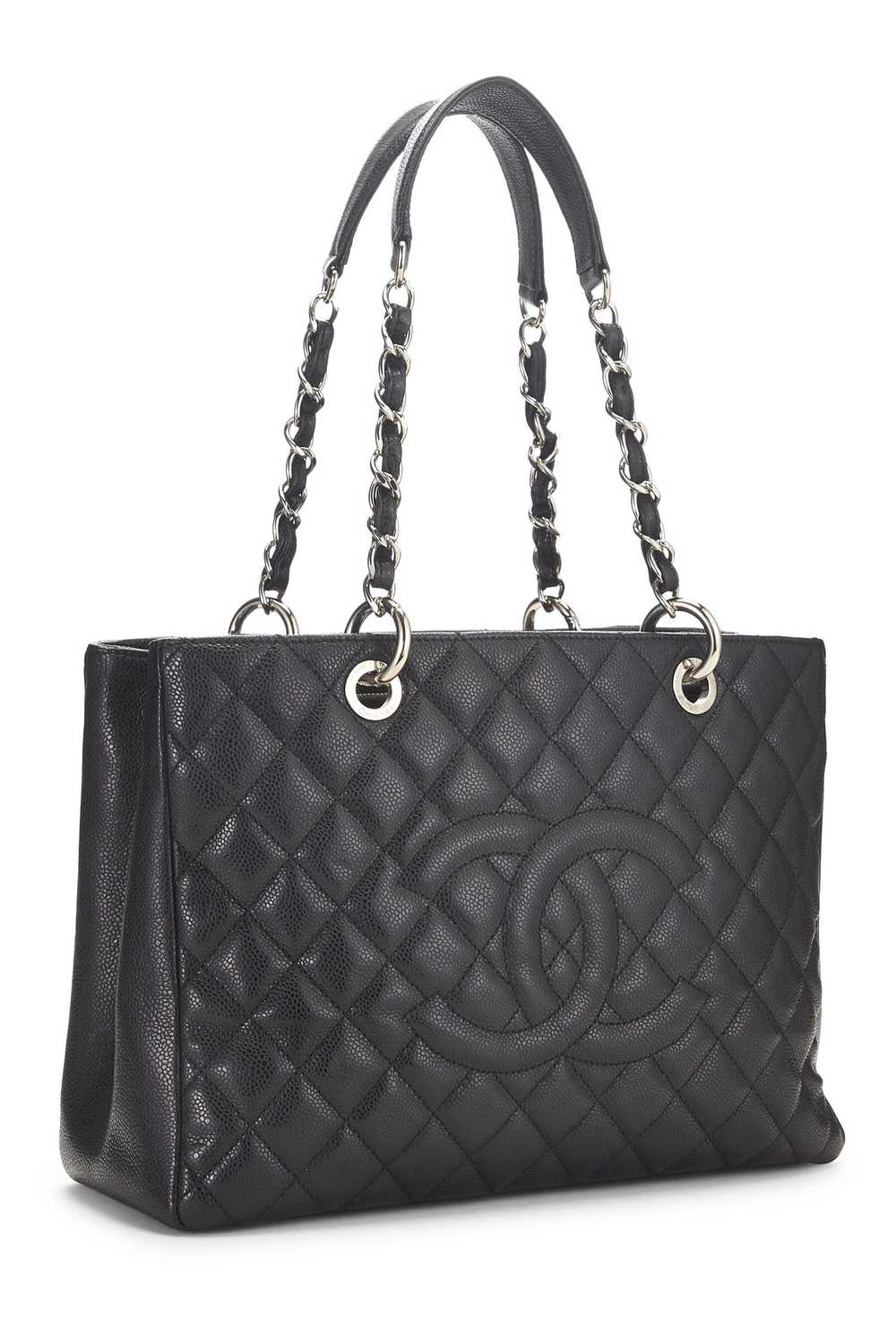 Black Quilted Caviar Grand Shopping Tote (GST) Se… - image 2