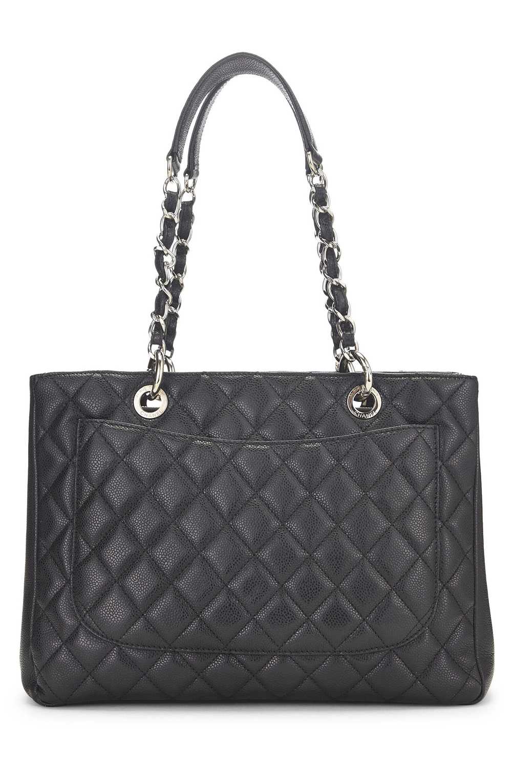 Black Quilted Caviar Grand Shopping Tote (GST) Se… - image 4