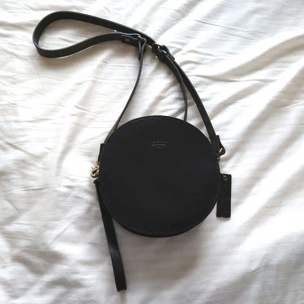 TIDEWAY Shoulder Bag Round Shape Himeji Leather - image 1