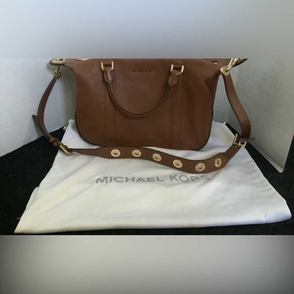 Michael Kors Raven Large Leather Satchel - image 12