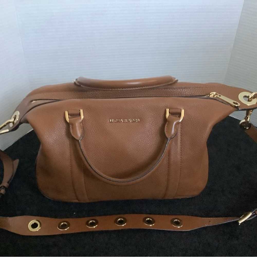 Michael Kors Raven Large Leather Satchel - image 1