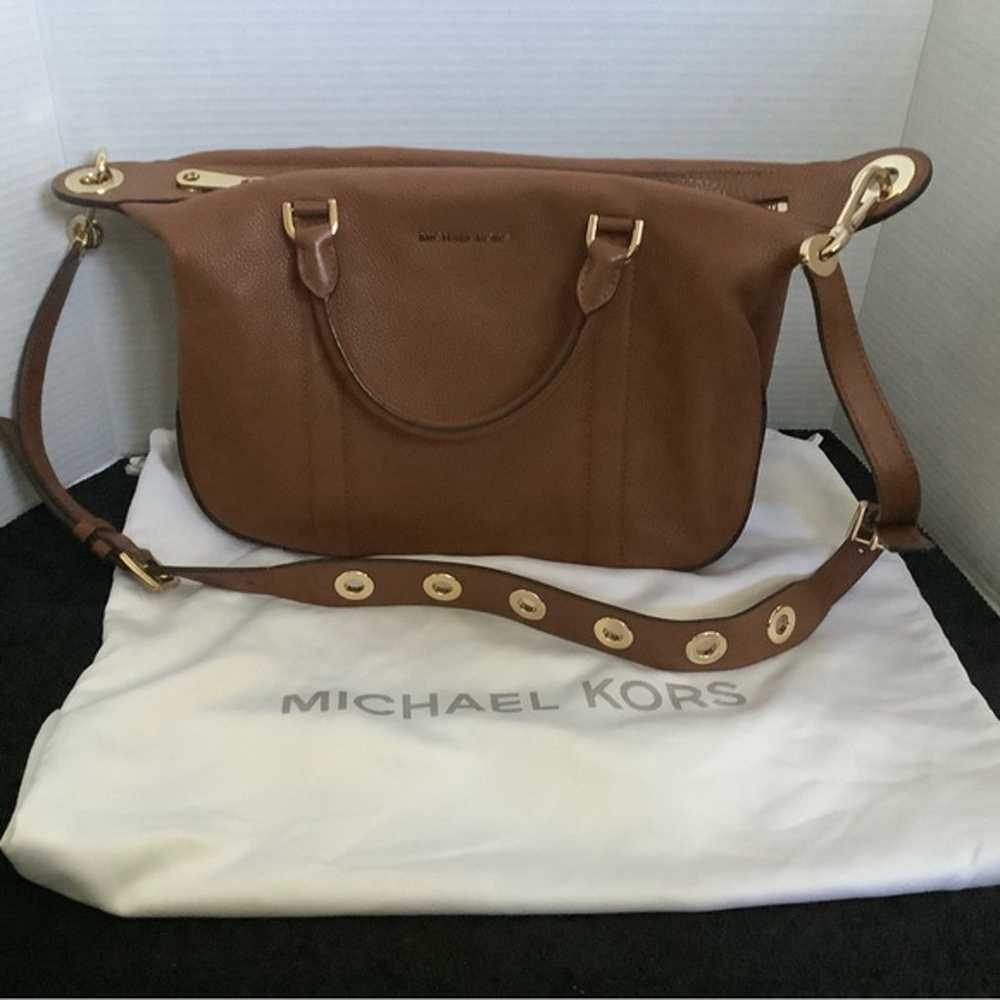 Michael Kors Raven Large Leather Satchel - image 7