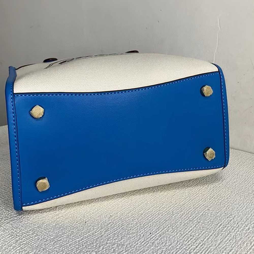 New Coach Original CH740 Blue Field Tote 22 Women… - image 3