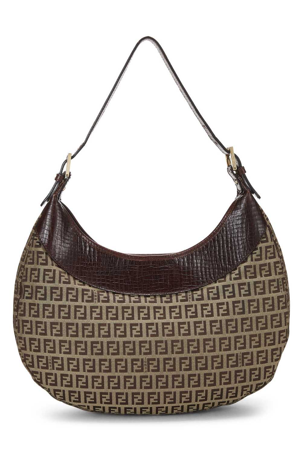 Brown Zucchino Canvas Hobo Bag Send in SMS Send i… - image 4