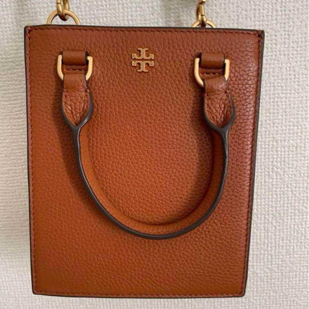 Tory Burch Mini Shoulder Bag Camel Shopper - image 2