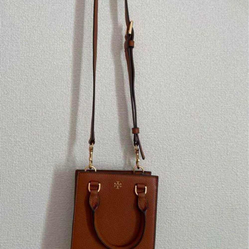 Tory Burch Mini Shoulder Bag Camel Shopper - image 9