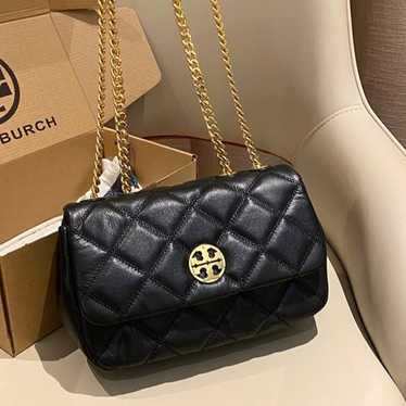 Tory Burch Quilted Crossbody Bag in Black - image 1