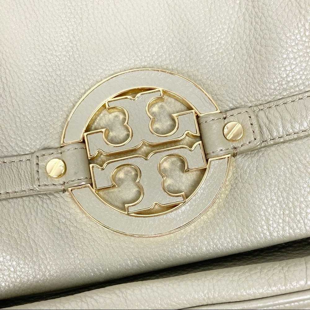 Tory Burch Leather Amanda Flapover Bag - image 2