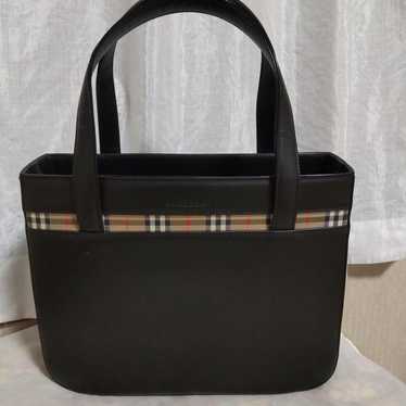 BURBERRY Handbag Black Check Pattern - image 1