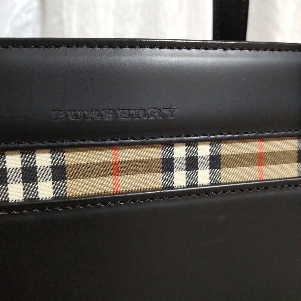 BURBERRY Handbag Black Check Pattern - image 2