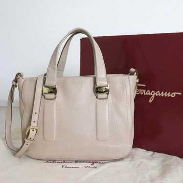 Salvatore Ferragamo Vara Leather 2WAY Shoulder To… - image 1