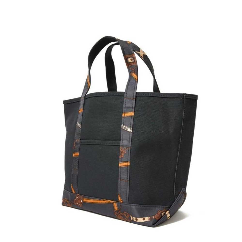 Brand new manipuri canvas tote bag in black. - image 2