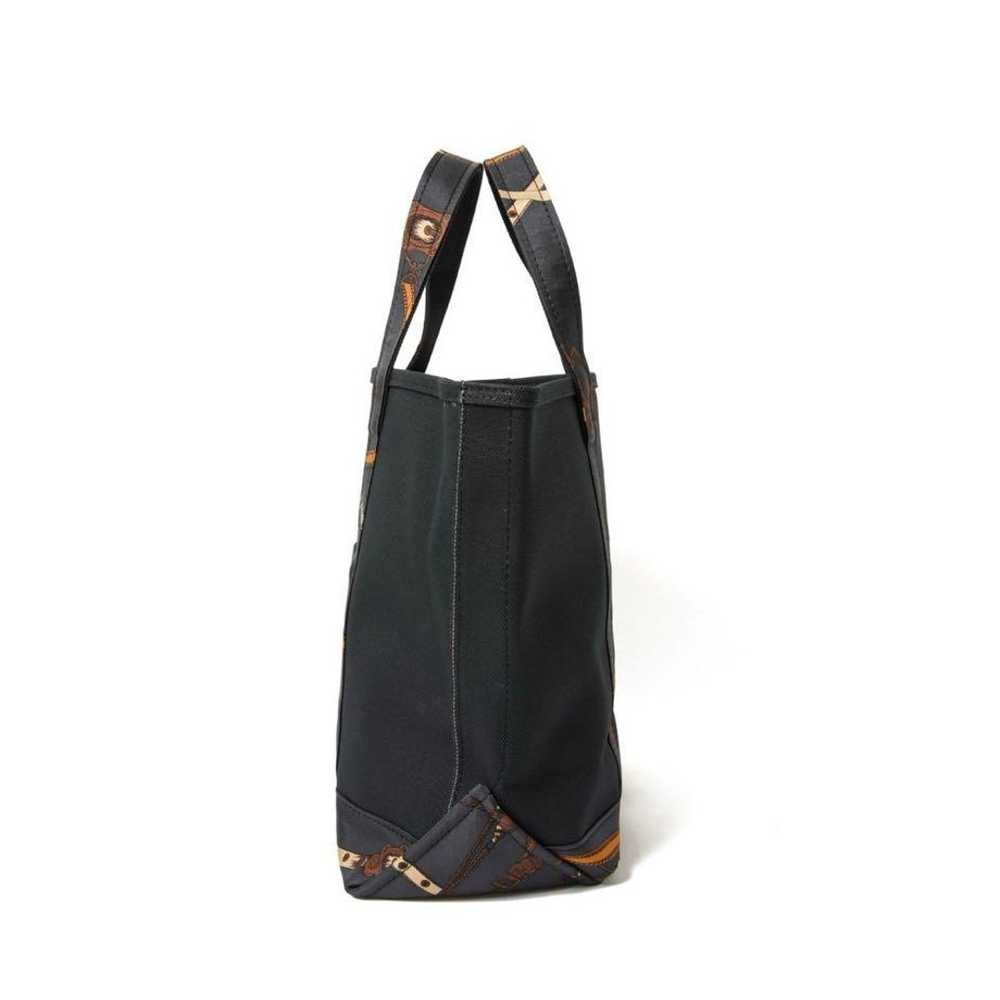 Brand new manipuri canvas tote bag in black. - image 3