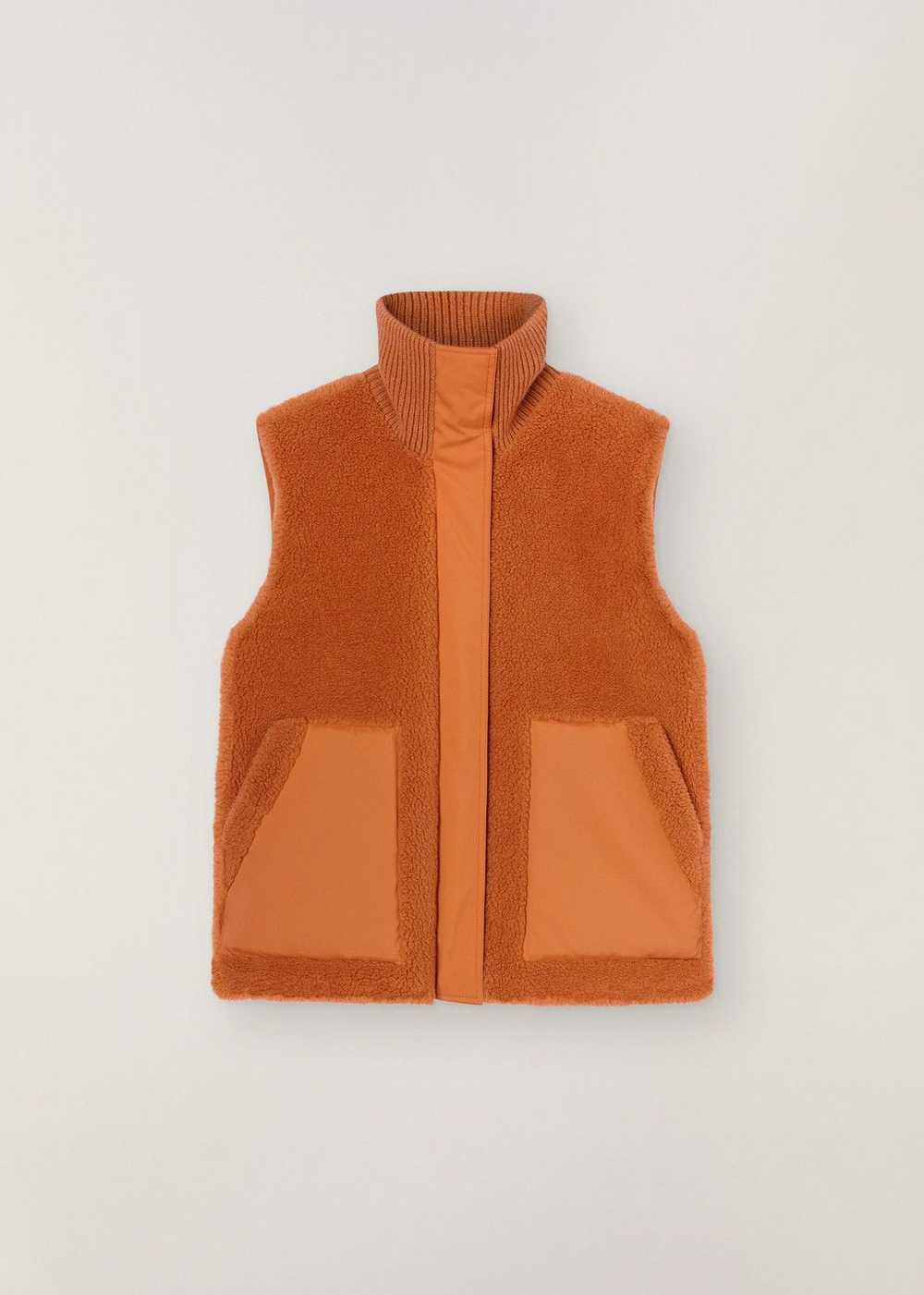 Loro Piana o1srvl11e1124 Reversible Gilet in Oran… - image 1