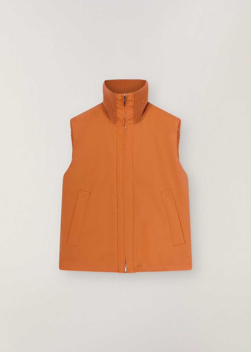 Loro Piana o1srvl11e1124 Reversible Gilet in Oran… - image 2