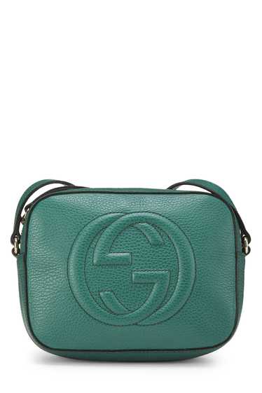 Green Grained Leather Soho Disco Send in SMS Send 