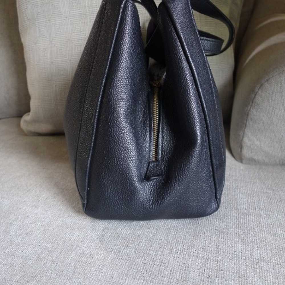 COACH black leather Hadley Hobo large lighweight … - image 3