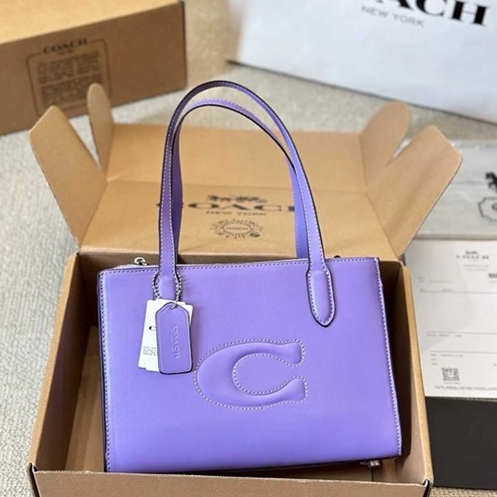 Coachsmall Tote bag/violet - image 4