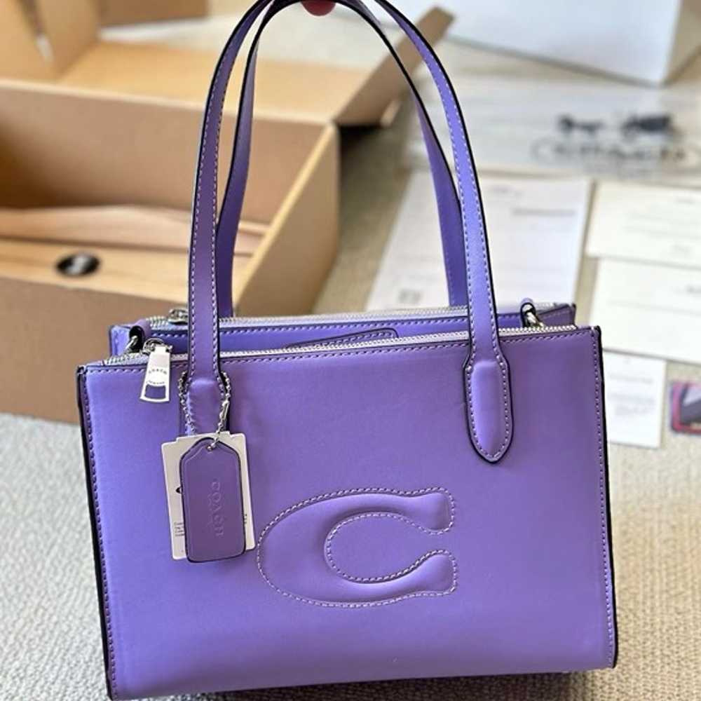 Coachsmall Tote bag/violet - image 6