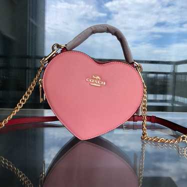 High quality Coach Heart Crossbody In Colorblock