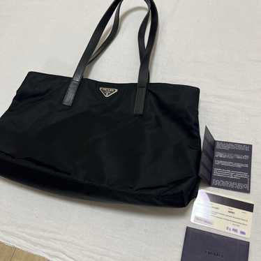 PRADA Shoulder Bag Black Nylon