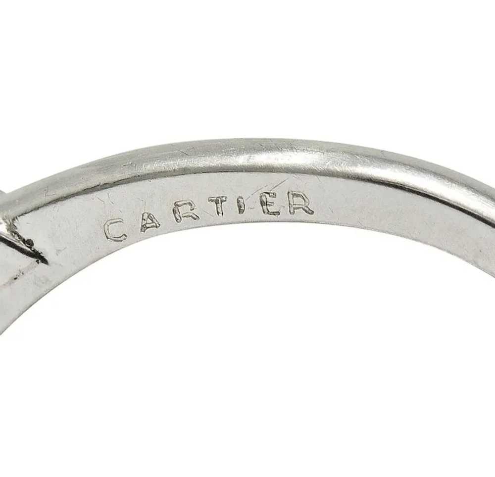 Cartier Mid-Century 5.40 CTW Emerald Diamond Plat… - image 10